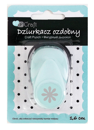 Dziurkacz ozdobny 1,6 cm stokrotka