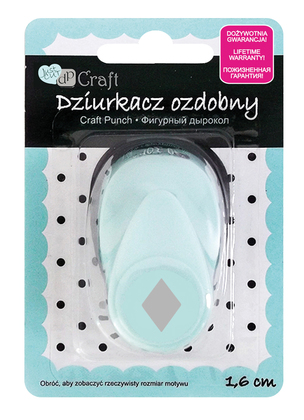 Dziurkacz ozdobny 1,6 cm diament