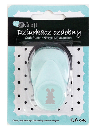 Dziurkacz ozdobny 1,6 cm zając