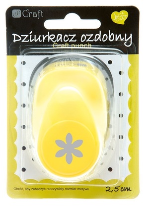 Dziurkacz ozdobny 2,5 cm stokrotka 2