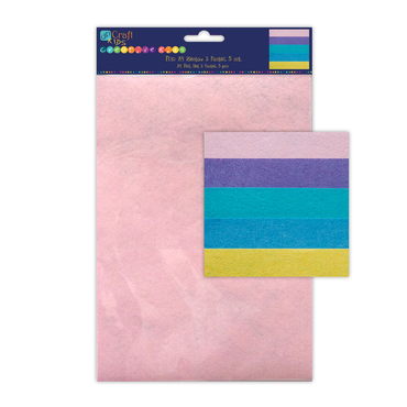 Filc A4 zestaw 3 pastel, 5 szt.