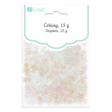 Cekiny - gwiazdki opalizujące, 15 g
