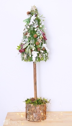 Gałązki jałowca z szyszką 13 cm, 4 szt.