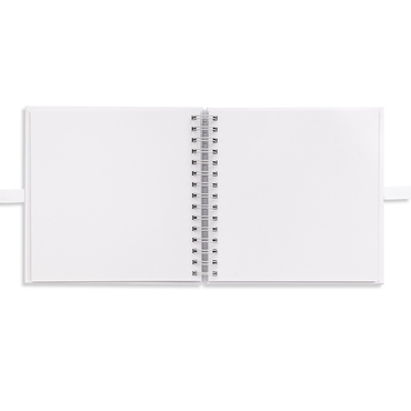 Album do zdobienia 20,5 cm x 20,5 cm - biały (40 kartek)