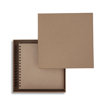 Pudełko tekturowe 23,5 x 23,5 x 6,5 cm - kraft