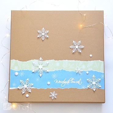 Pudełko tekturowe 23,5 x 23,5 x 6,5 cm - kraft