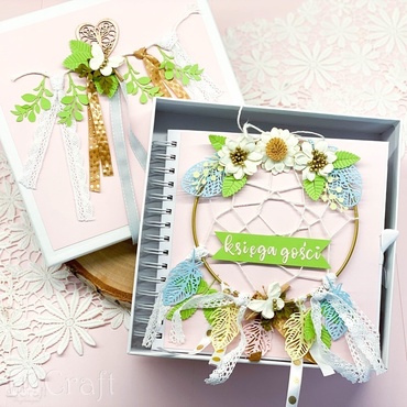 Album do zdobienia 20,5 cm x 20,5 cm - biały (40 kartek)