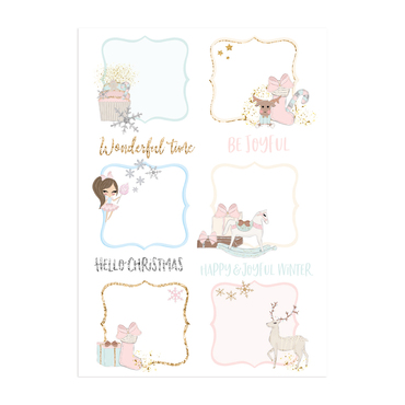 Blok papierów kreatywnych z elementami do wycinania - frosty pastels, 20 arkuszy