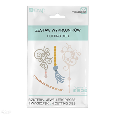 Zestaw wykrojników dp craft - biżuteria, 4 szt.