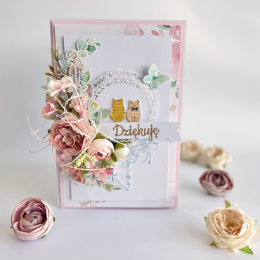 Kształty papierowe, boho flowers & butterflies, 50 szt.
