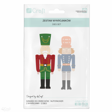 ZESTAW WYKROJNIKÓW DPCRAFT - DZIADEK DO ORZECHÓW, 2 SZT.