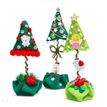 Filc poliestrowy A4, 5 szt. dark green