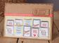 Zestaw kopert i kart A6 - Papermania - Recycled Kraft, 50 szt.