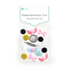Dodatki charm & deco,12 szt. positive life