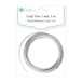 Drucik metalowy 2 mm, 5 m - srebrny