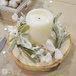Koronki bawełniane, 4 x 1m bridal white