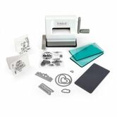 Mini maszynka tnąco - wytłaczająca - Sizzix Sidekick  (White & Grey) - zestaw