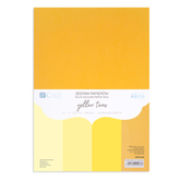 SOLID COLOURS PAPER PACK 220 G - YELLOW TONES, A4, 20 SHEETS