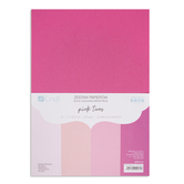Zestaw papierów 220g - pink tones, A4, 20 ark.