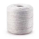 Sznurek bawełniany do makramy 2 mm 500 g, biały (naturalny)