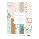 DECORATIVE PAPER PACK & DIE-CUTS - MAGICAL FOREST, 20 SHEETS