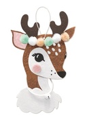 Kreatywna dekoracja z filcu - zawieszka Bambi