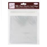 Torebki foliowe do kartek kwadratowych 14,5 x 14,5 cm –Anita’s, 50 szt.