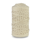 Sznurek pleciony 3mm 100m, kość słoniowa