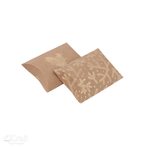 Pudełka składane pillow box, 15x13,5 cm, gałązka sosny, 2 szt.