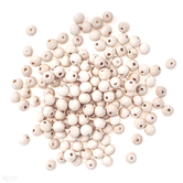 Drewniane koraliki, kulki 10 mm, 40g