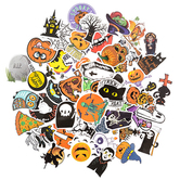 NAKLEJKI WINYLOWE HALLOWEEN 50 SZT.