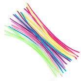 Druciki kreatywne 30 cm opalizujące, 18 szt.