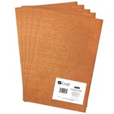 Filc poliestrowy A4, 5 szt. toffee