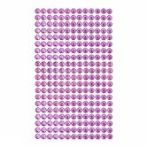 Kryształki samoprzylepne 6mm,260 szt. pink