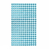 Kryształki samoprzylepne 6mm,260 szt. blue