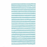 Perełki samoprzylepne 4 mm, 440 szt. turquoise