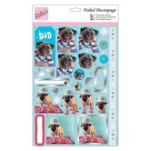 Papier do decoupage A4 - Anita's - Cool Pugs