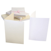 TALL CARDS & ENVELOPES SET - ANITA'S - CREAM, 50 PCS - Sklep internetowy  dpCraft