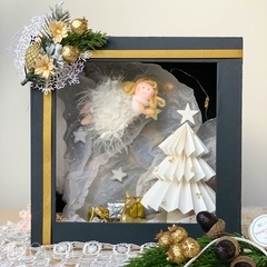 Świąteczny shadow box