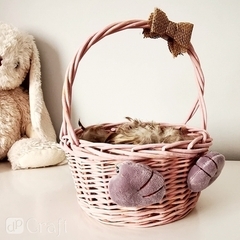 Wielkanocny koszyczek króliczek