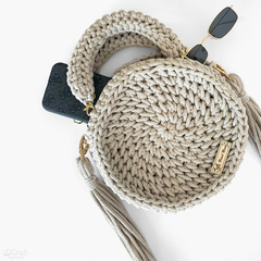 Sznurkowa torebka boho
