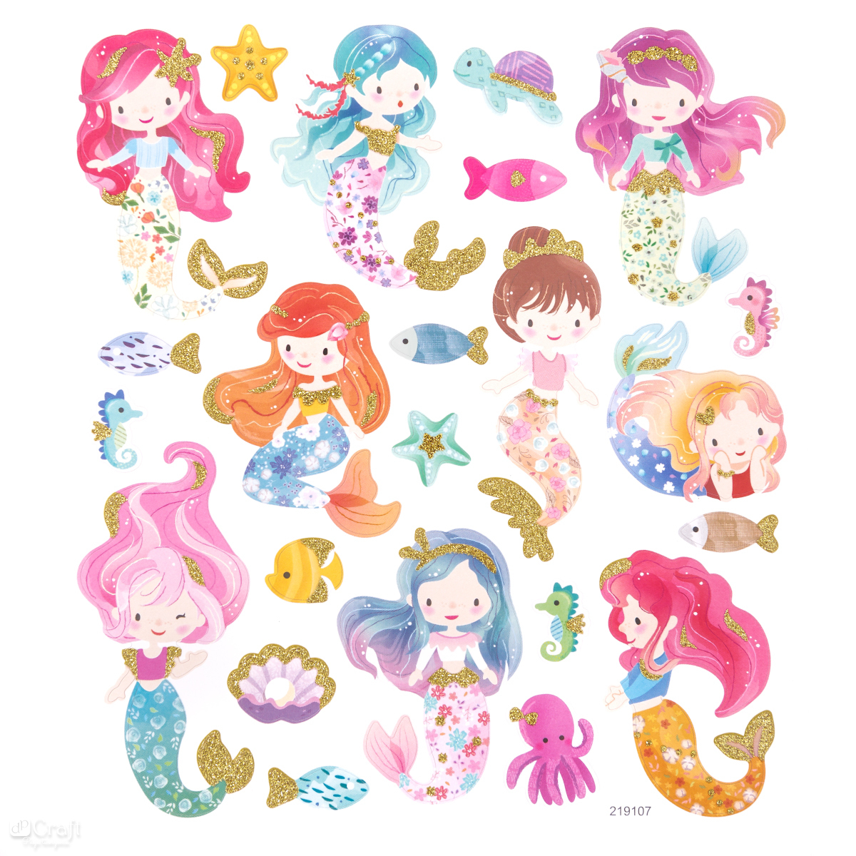 Mermaid stickers discount