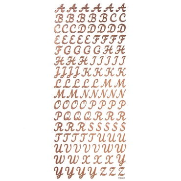 Naklejki - alfabet, 118 szt.