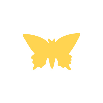 Dziurkacz ozdobny 3,7 cm motyl 2
