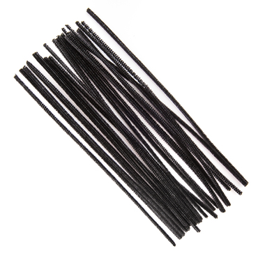 Druciki kreatywne 30 cm czarne, 25 szt.