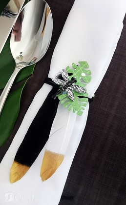 Elegancka obrączka na serwetkę
