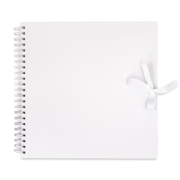 Album do zdobienia 30,5 cm x 30,5 cm - biały (40 kartek)
