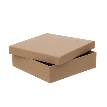 Pudełko tekturowe 23,5 x 23,5 x 6,5 cm - kraft