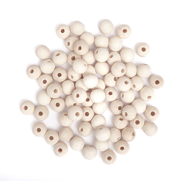 Drewniane koraliki, kulki 12 mm, 40g