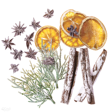 Naturalne elementy 19 g, cynamon, anyż, pomarańcza